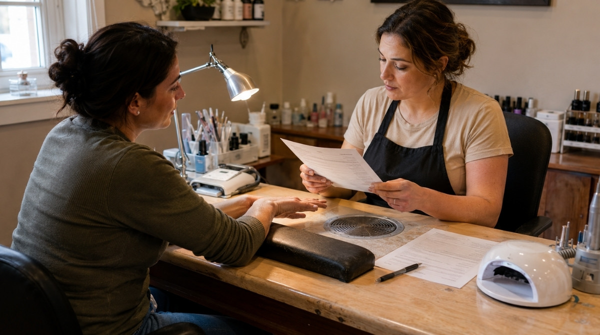 Client Consultation and Salon Policies for Nail Technicians
